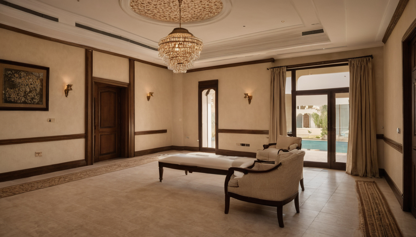 Luxury interior image showing What should a Dubai villa owner survey before approving a renovation design