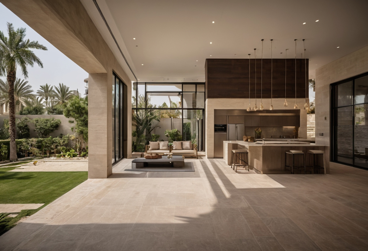 How should Dubai villa survey findings control the design brief, contractor quotations and permit strategy interior planning detail